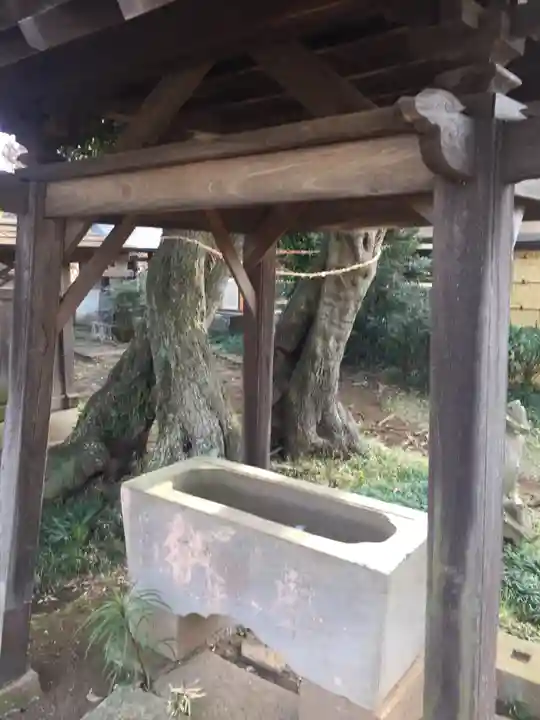 将門神社の手水舎