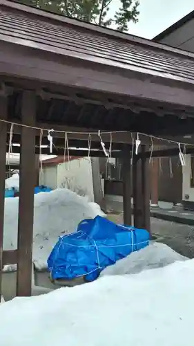 苗穂神社の手水