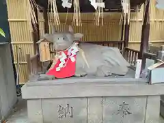 綱敷天神社の像