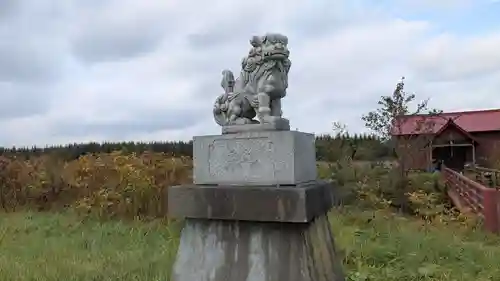 中更別神社の狛犬