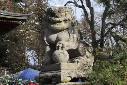 田村神社の狛犬