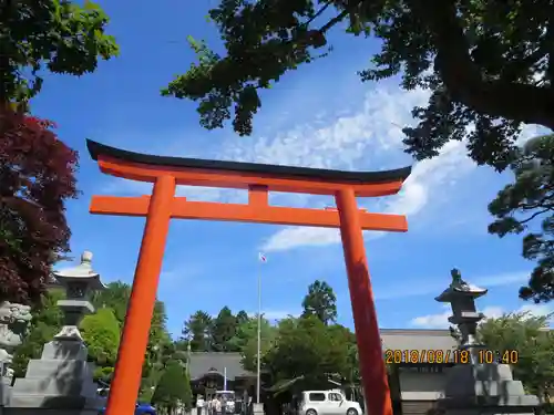 湯倉神社の鳥居