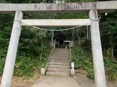 神明社(山新田神明社)の鳥居