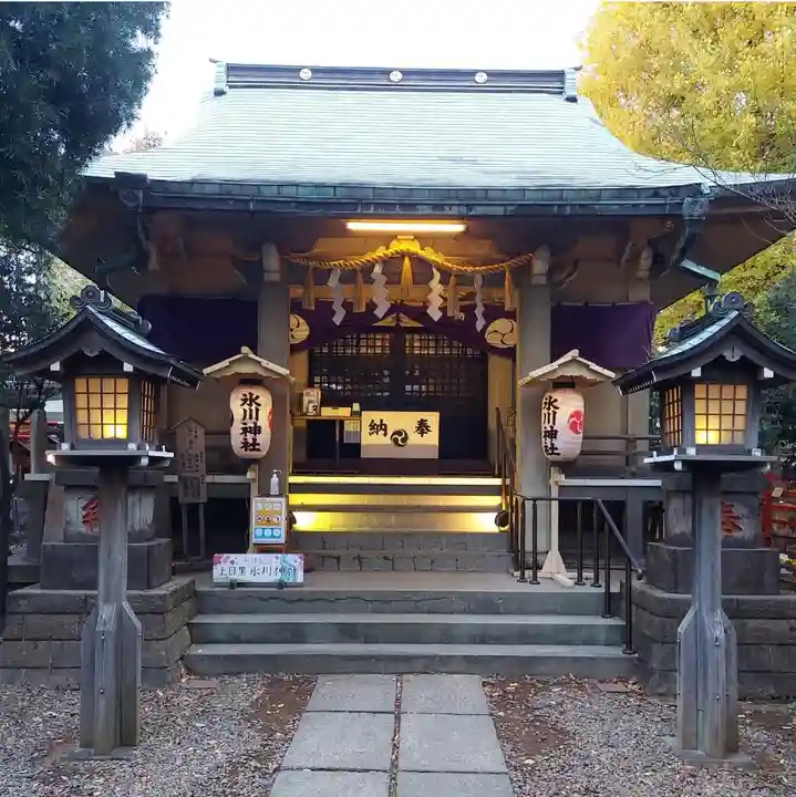 上目黒氷川神社の本殿・本堂