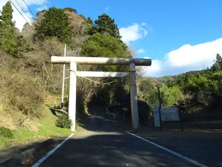 西金砂神社の鳥居