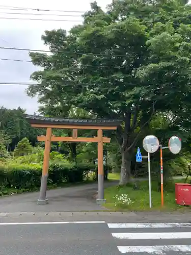 十里木八幡宮の鳥居