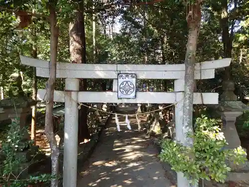 多気坂本神社の鳥居