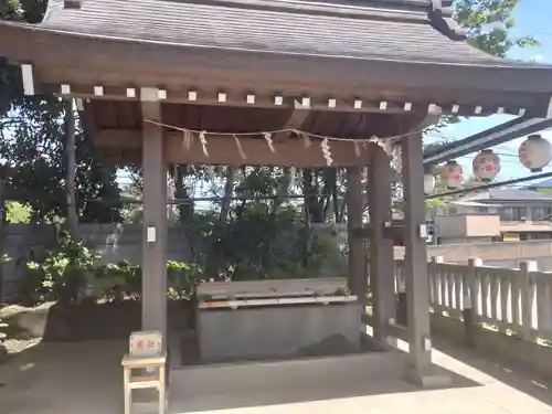 検見川神社の手水舎