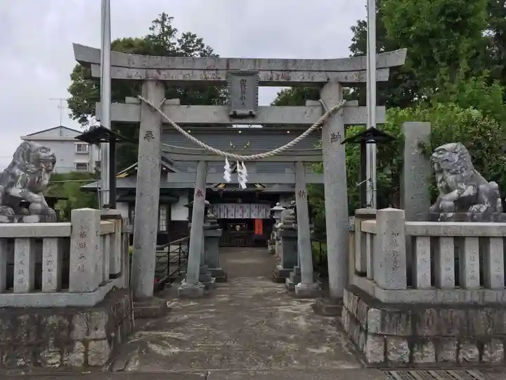 白蛇辨財天の鳥居