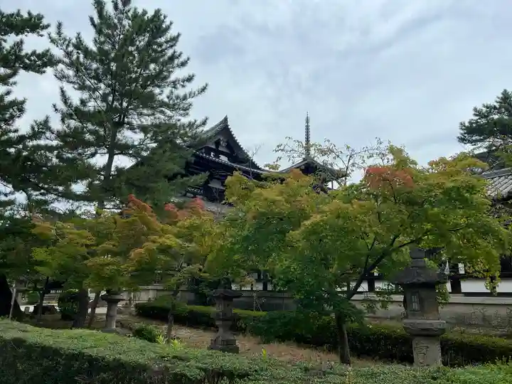 法隆寺の庭園