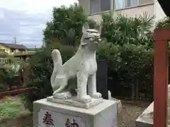 別雷神社稲荷神社の狛犬