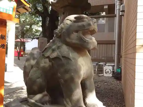 上目黒氷川神社の狛犬
