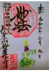 妙蓮寺の御朱印