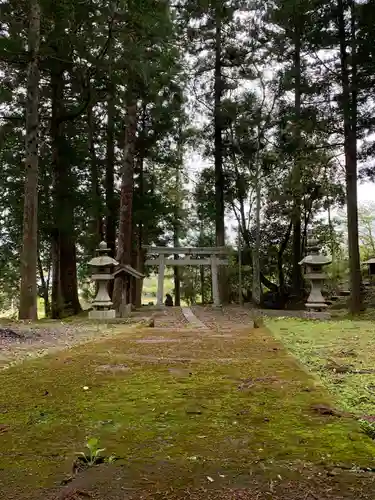 河伯神社の鳥居