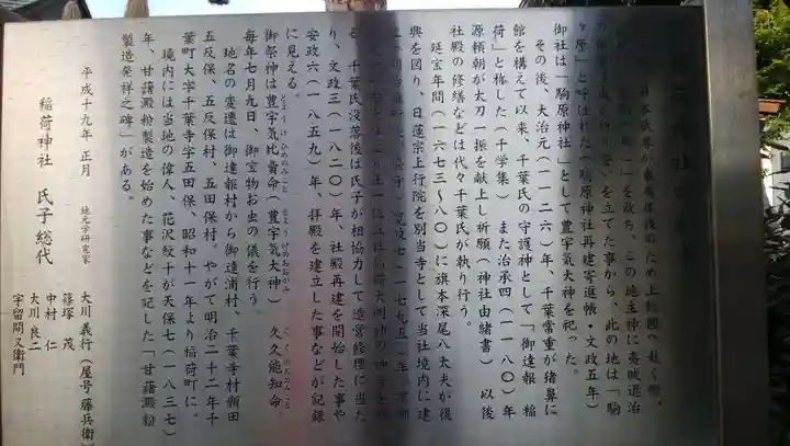 稲荷神社の歴史