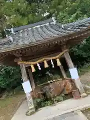 鰐鳴八幡宮の手水