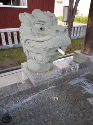 新川皇大神社の手水舎