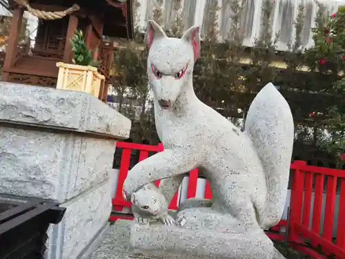 アクアシティお台場神社の狛犬