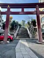 白金氷川神社の鳥居