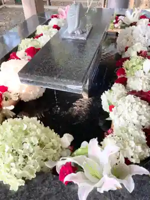 新琴似神社の手水舎