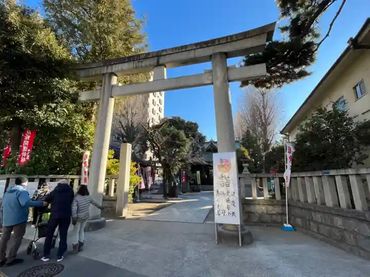 浅間神社の鳥居