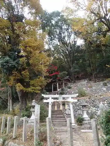 末刀岩上神社の鳥居