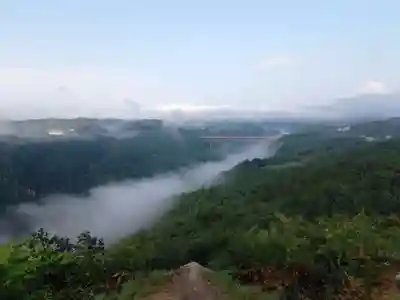 高森神社の景色