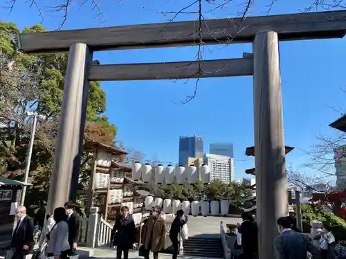 伊勢山皇大神宮の鳥居