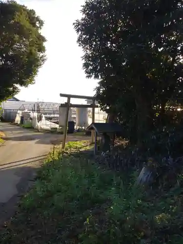 大山阿夫利／龍　神社の鳥居