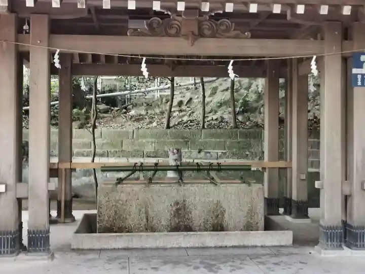 江島神社の手水舎