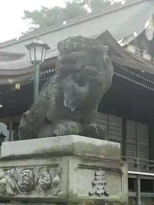健田須賀神社の狛犬