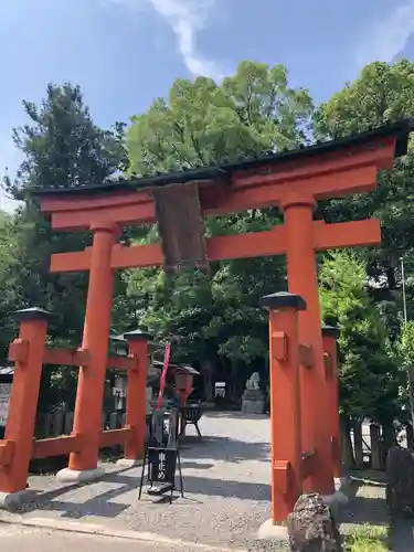 敢國神社の鳥居