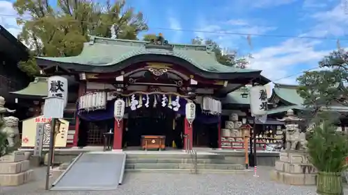 開口神社の本殿