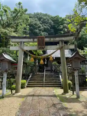 橿森神社の鳥居