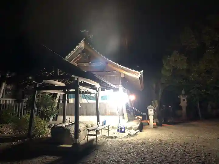 大井神社の手水舎
