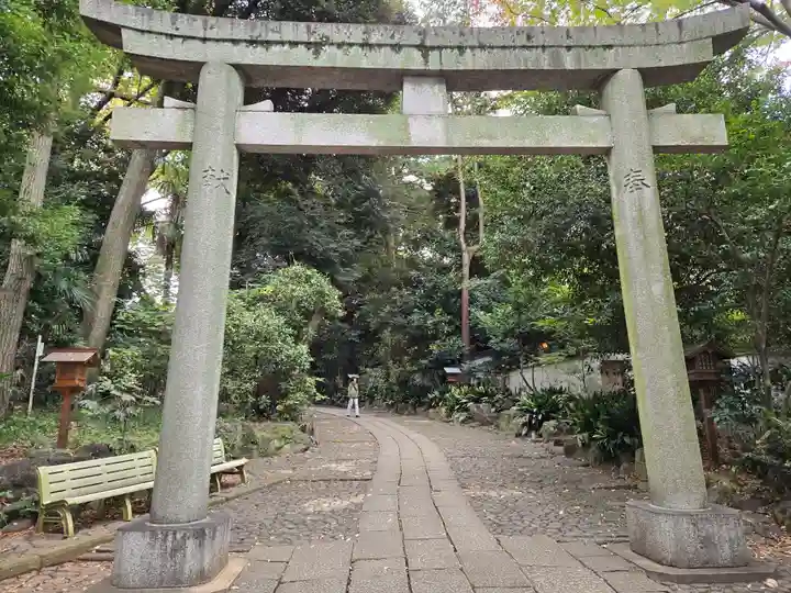 代々木八幡宮の鳥居