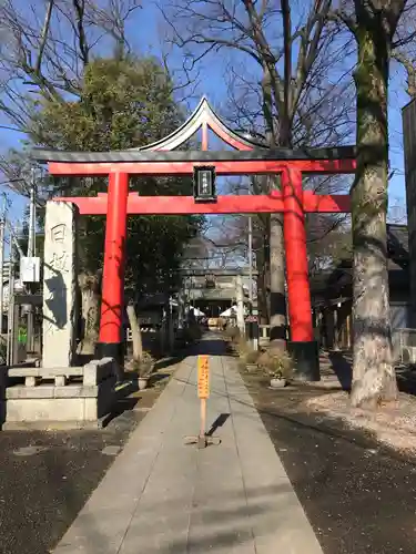 丸子山王日枝神社の鳥居