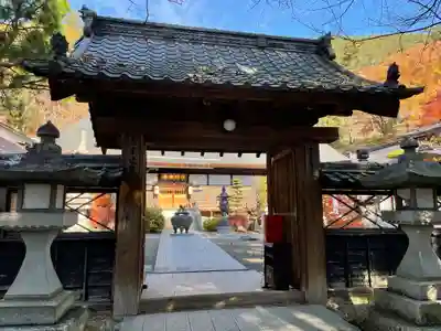 信綱寺の山門・神門