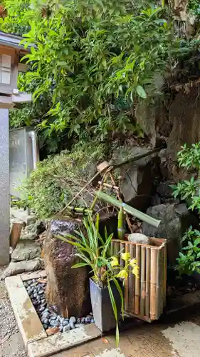 検見川神社の手水舎