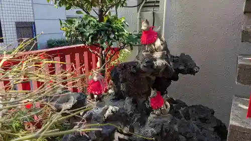 講武稲荷神社の狛犬