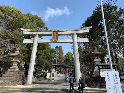 針綱神社の鳥居