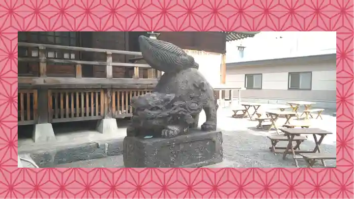 北海道神宮頓宮の狛犬