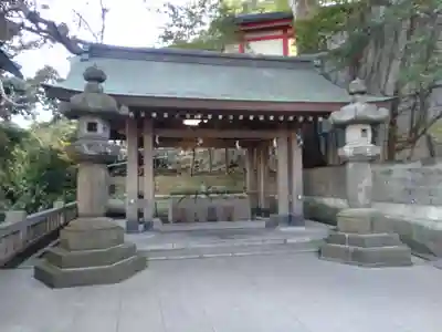 江島神社の手水舎