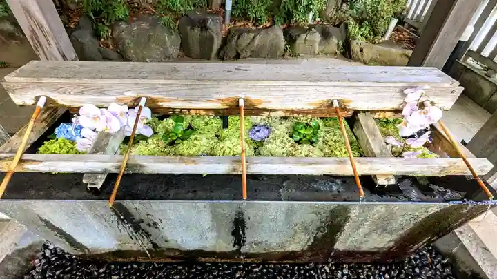 検見川神社の手水舎
