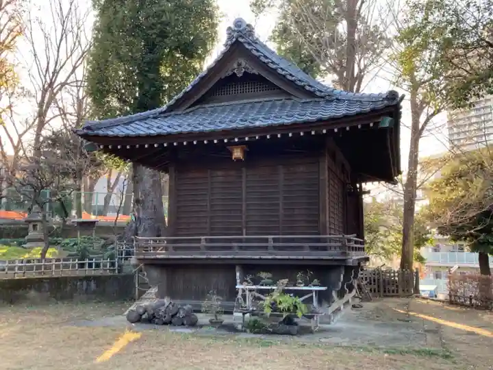 西向天神社の本殿・本堂