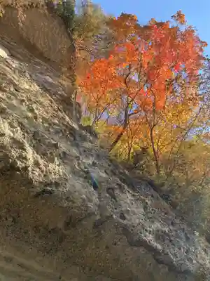 塔のへつりの自然