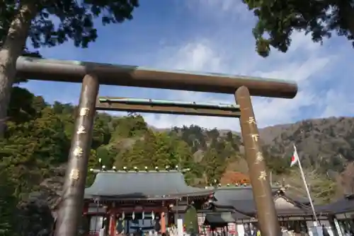 大山阿夫利神社の鳥居