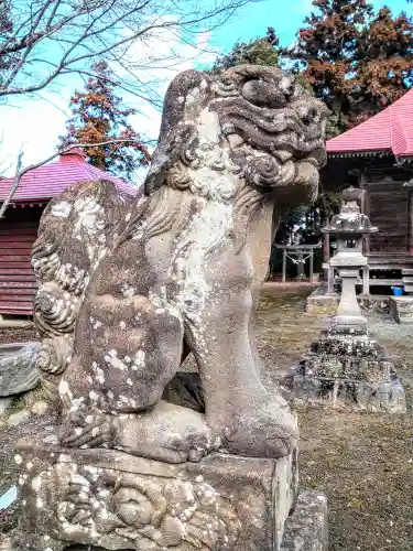 白山神社の狛犬