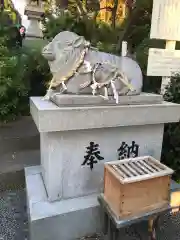 羊神社の狛犬