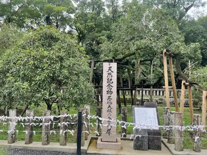 三嶋大社の庭園
